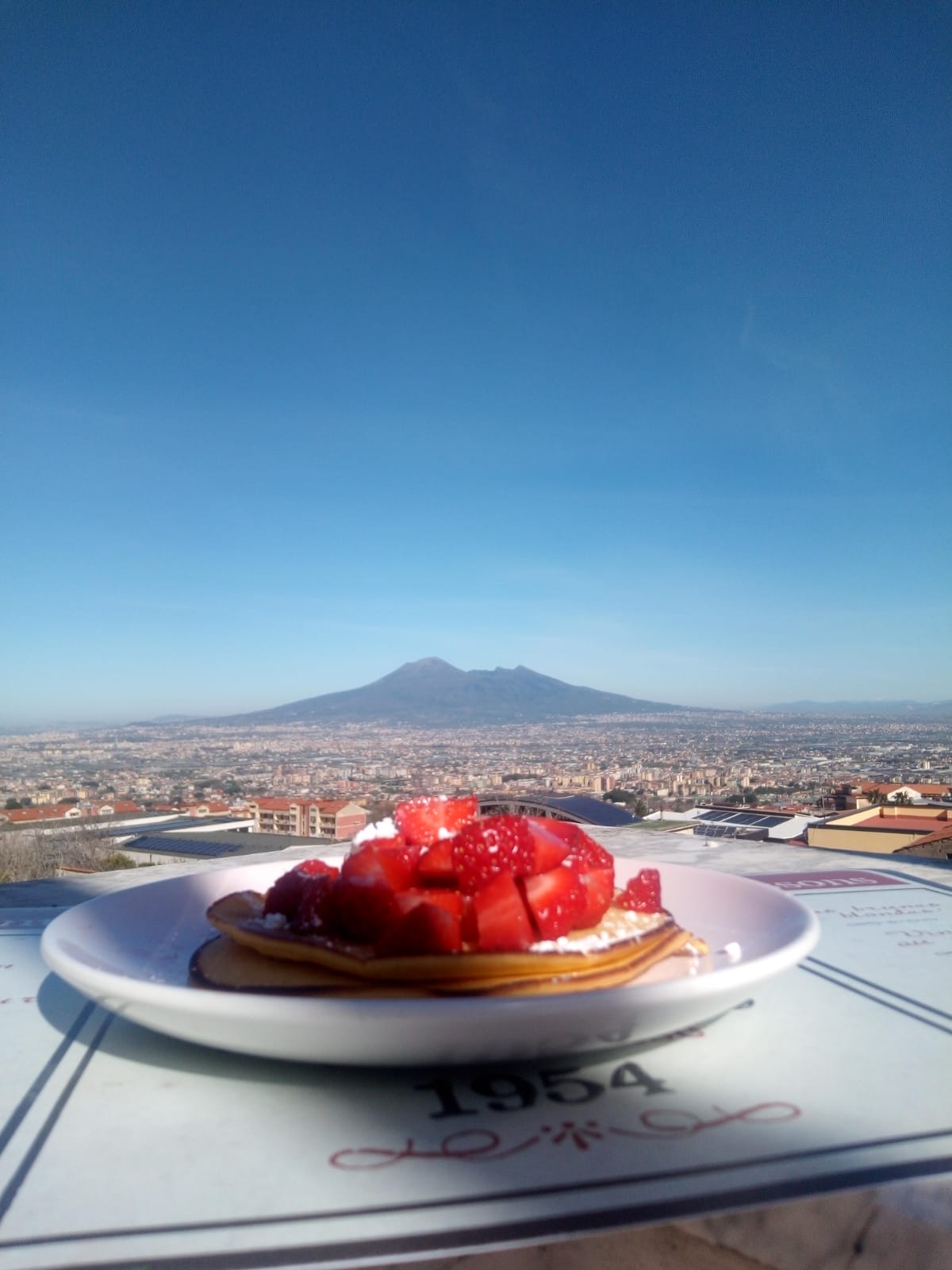 pancake con le fragole